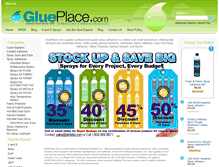 Tablet Screenshot of glueplace.com